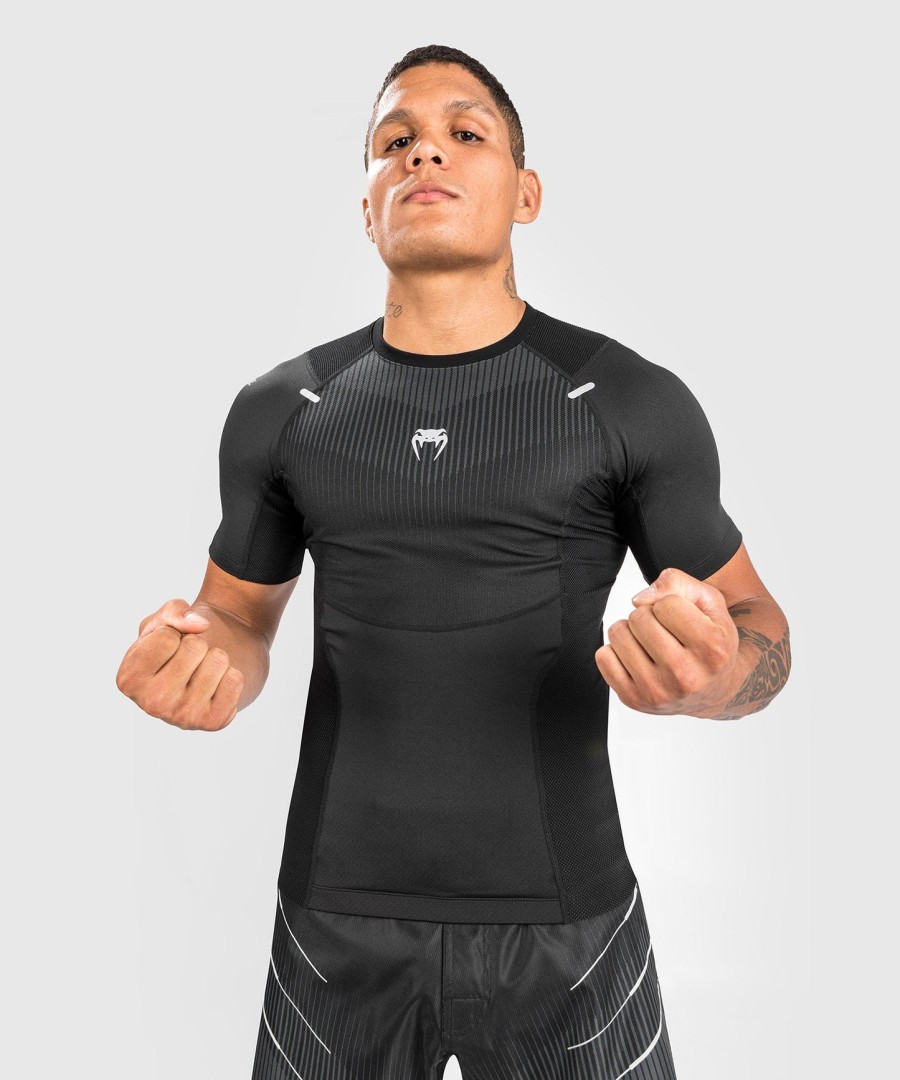 venum biomecha rashguard kortærmet - sortgrå
