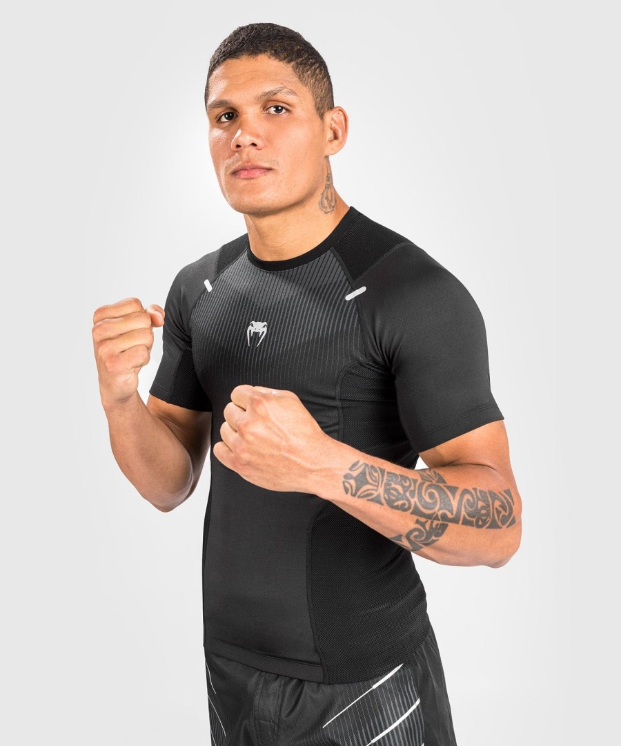 venum biomecha rashguard kortærmet - sortgrå