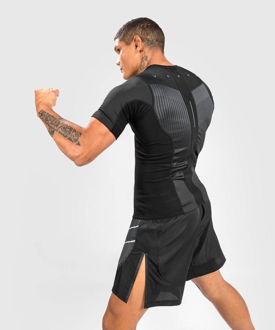 venum biomecha rashguard kortærmet - sortgrå