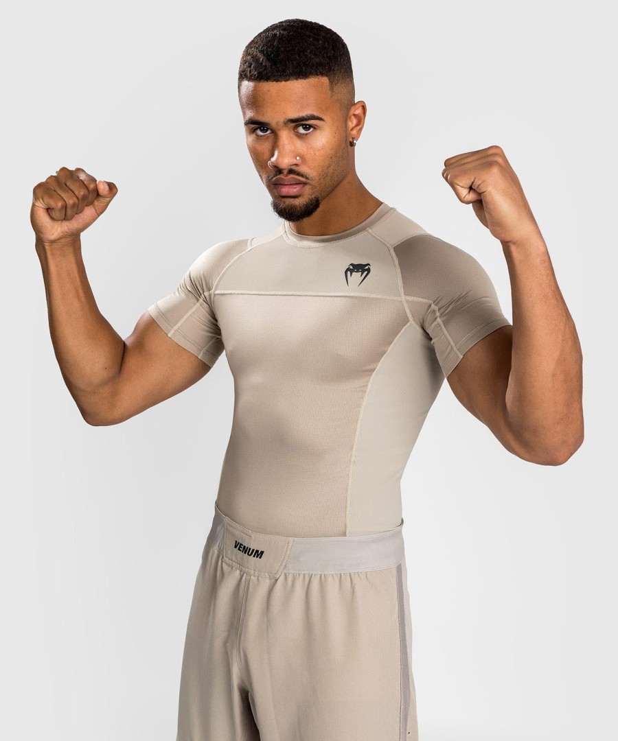 venum g-fit air rashguards kortærmet - sand