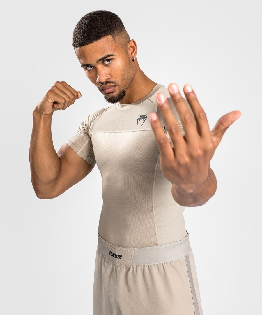 venum g-fit air rashguards kortærmet - sand