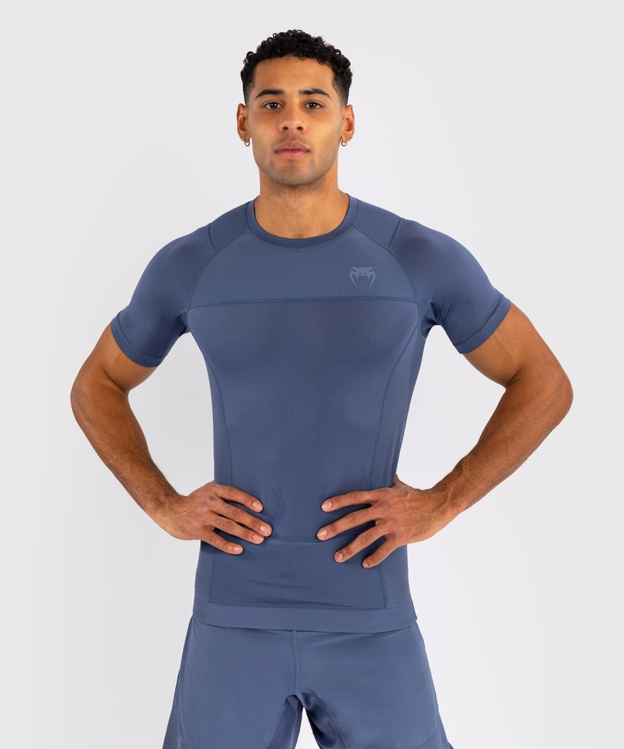 venum g-fit air herre kortærmet rashguard - tåget blå