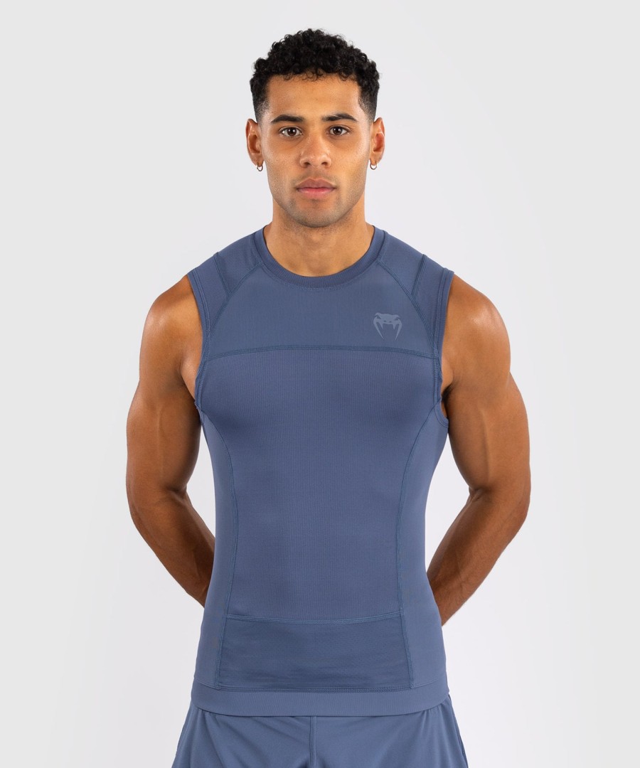 venum g-fit air herre Ærmeløs rashguard - tåget blå