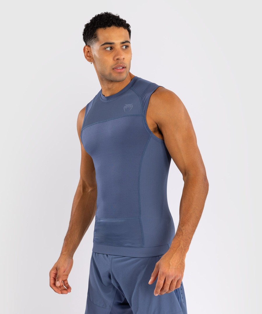 venum g-fit air herre Ærmeløs rashguard - tåget blå