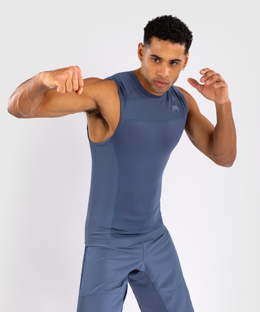 venum g-fit air herre Ærmeløs rashguard - tåget blå
