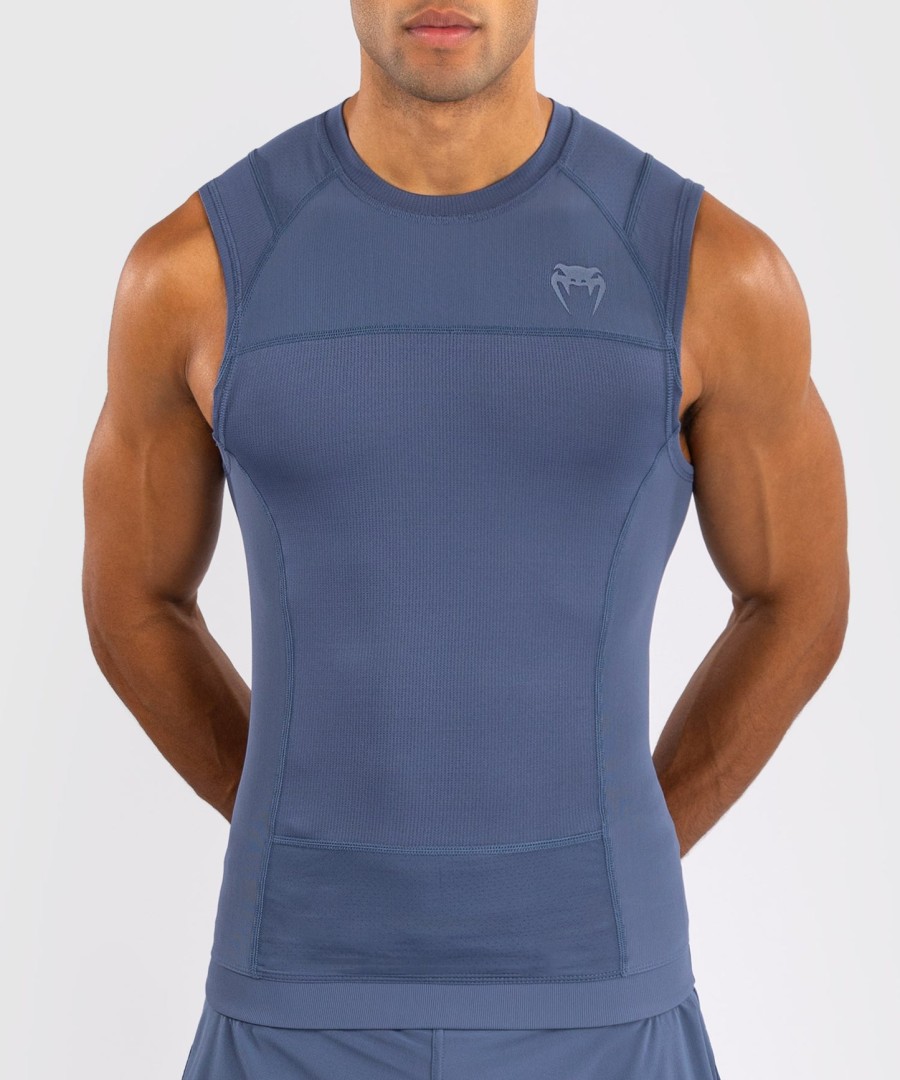 venum g-fit air herre Ærmeløs rashguard - tåget blå