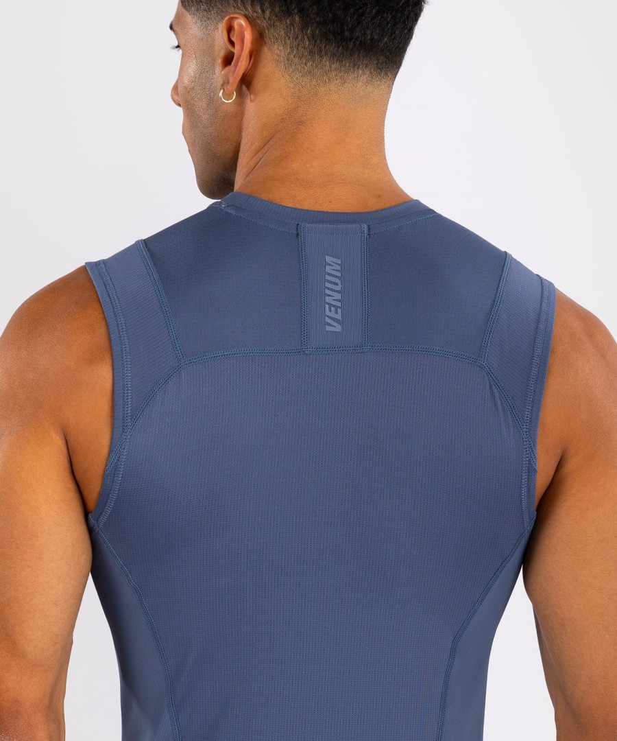 venum g-fit air herre Ærmeløs rashguard - tåget blå