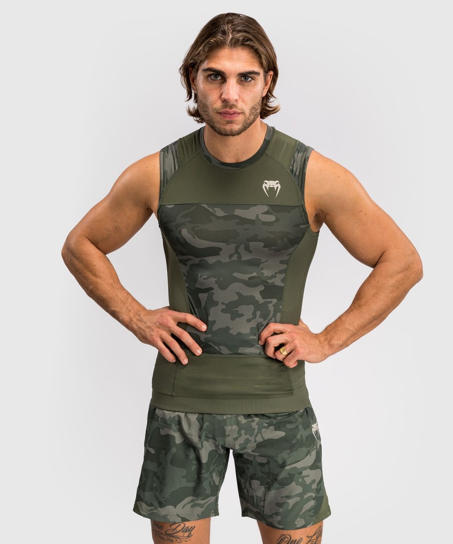 venum g-fit air herre Ærmeløs rashguard - army camo