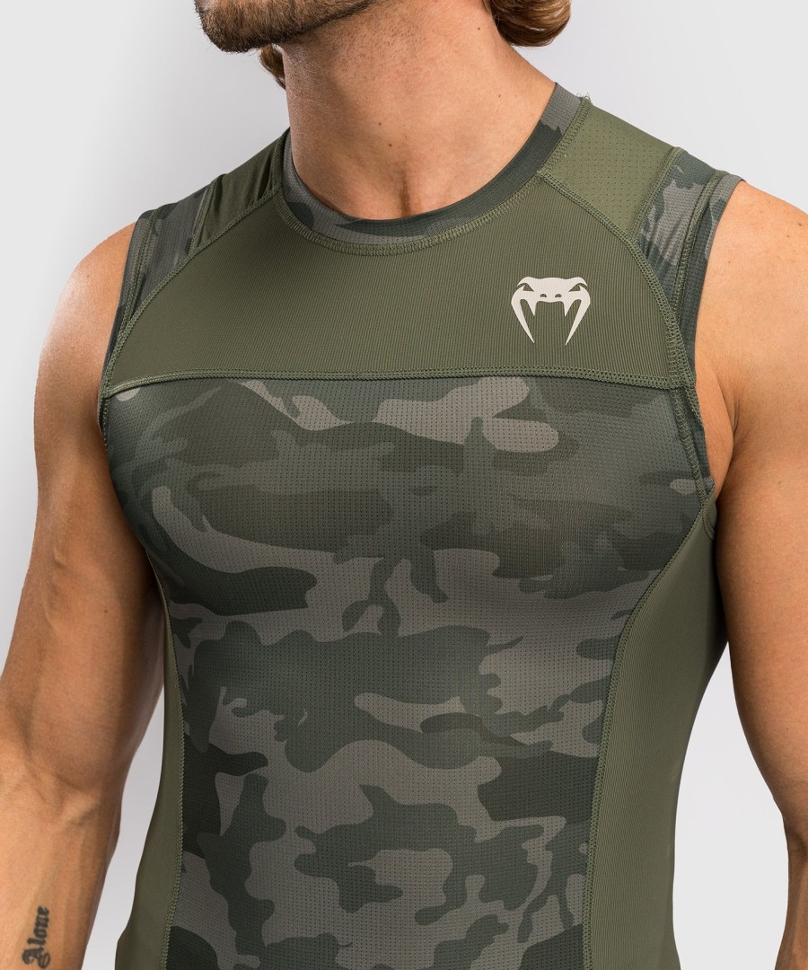 venum g-fit air herre Ærmeløs rashguard - army camo