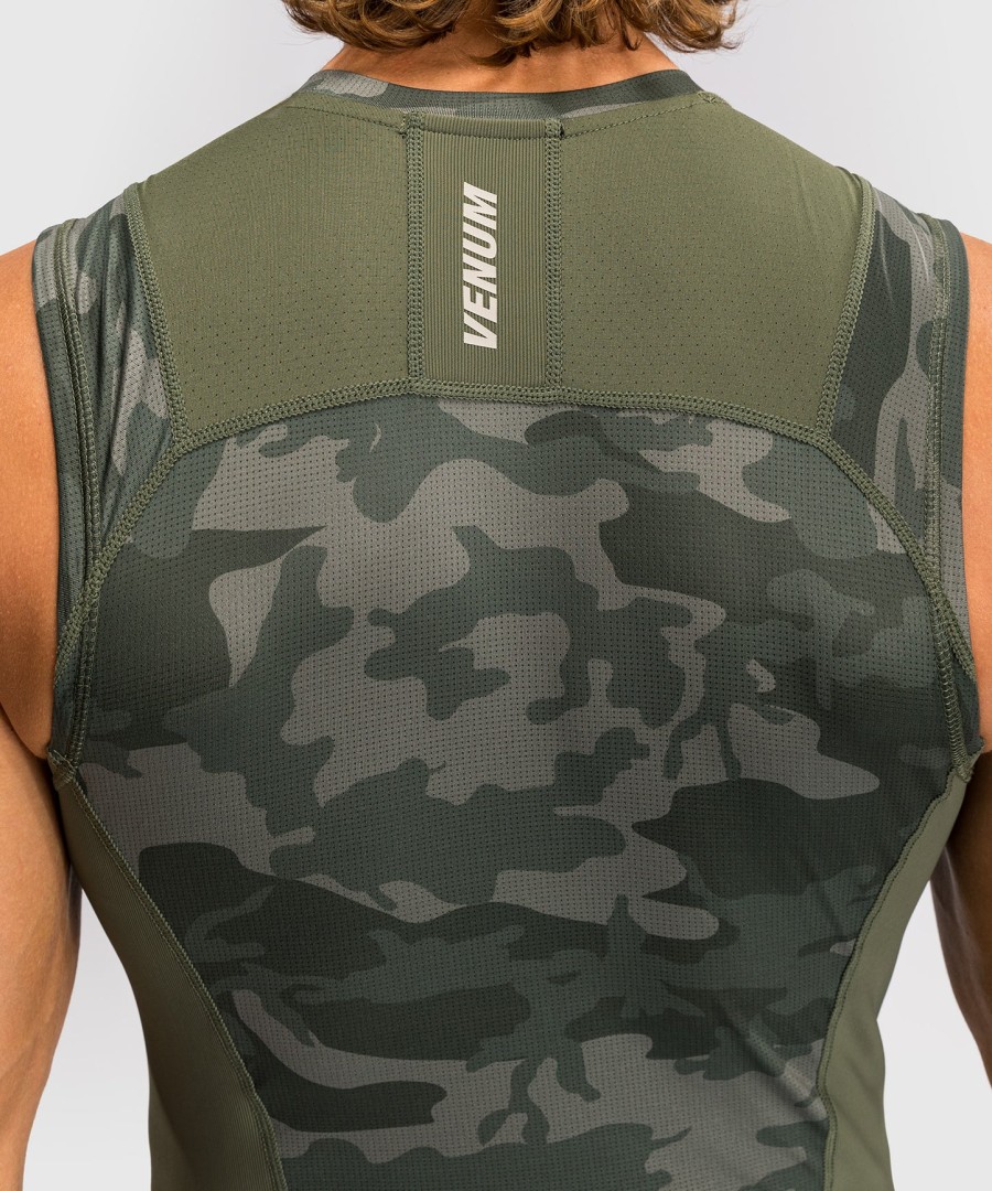 venum g-fit air herre Ærmeløs rashguard - army camo