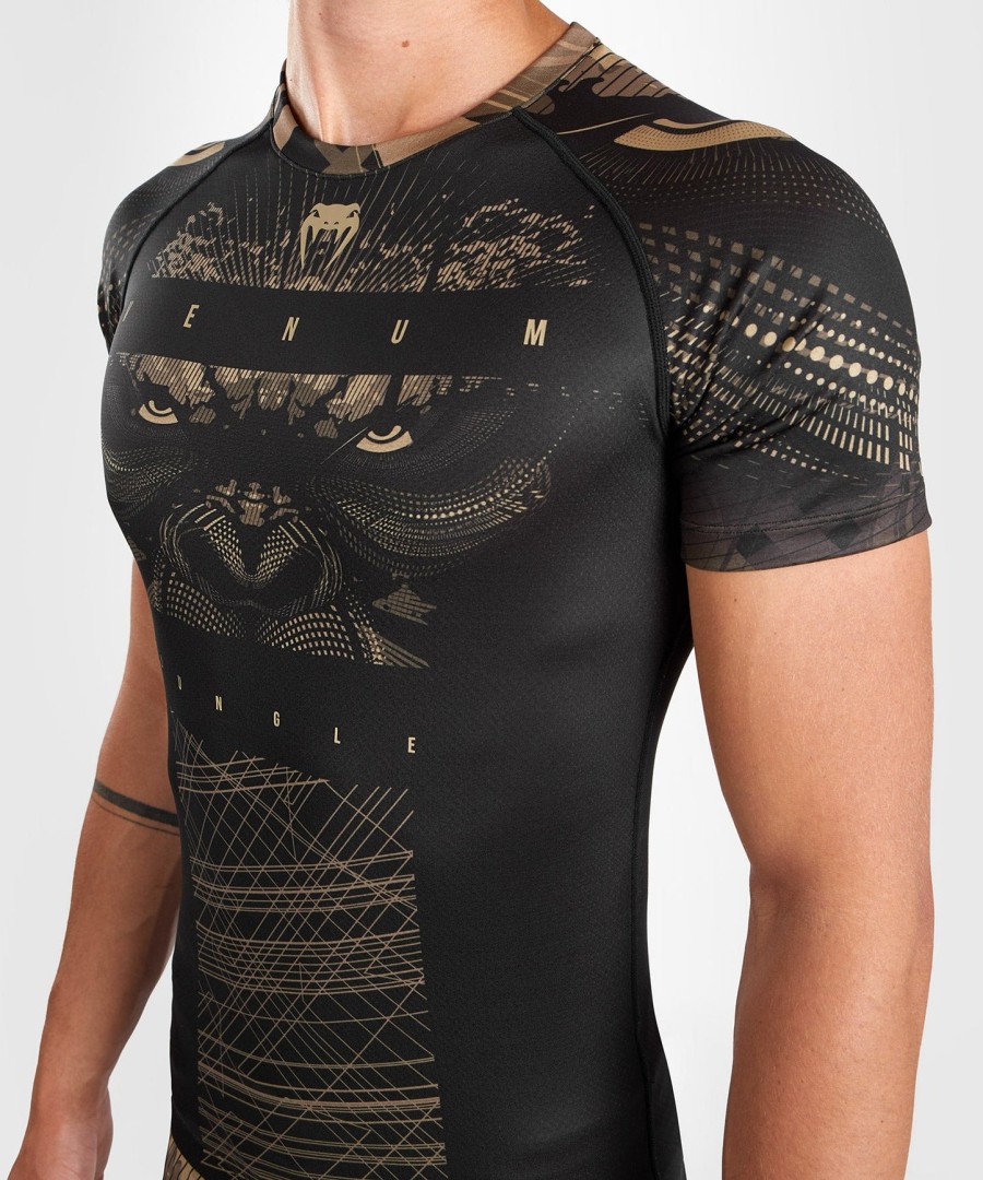 venum gorilla jungle rashguard kortærmet - sortsand