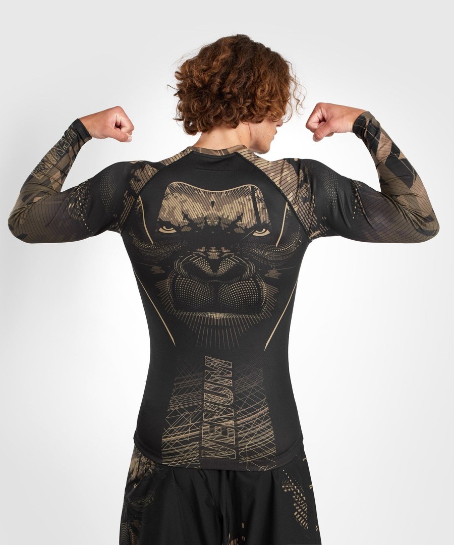 venum gorilla jungle rashguard langærmet - sortsand