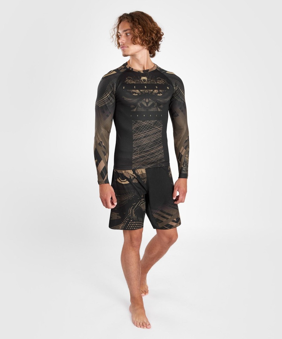 venum gorilla jungle rashguard langærmet - sortsand