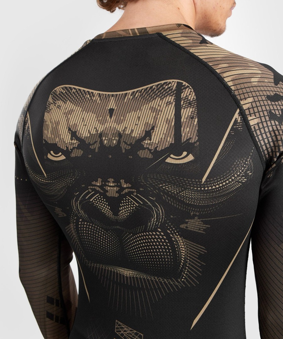 venum gorilla jungle rashguard langærmet - sortsand