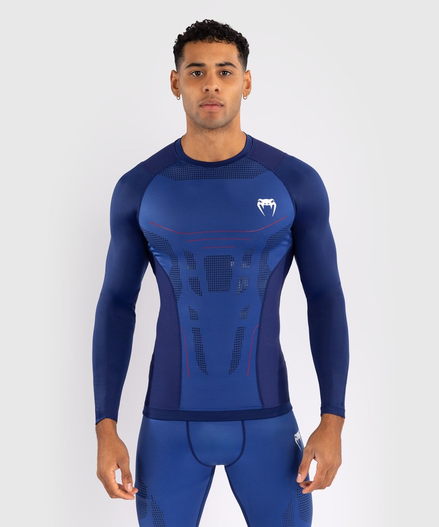 venum technical 3.0 langærmet rashguard - natblå