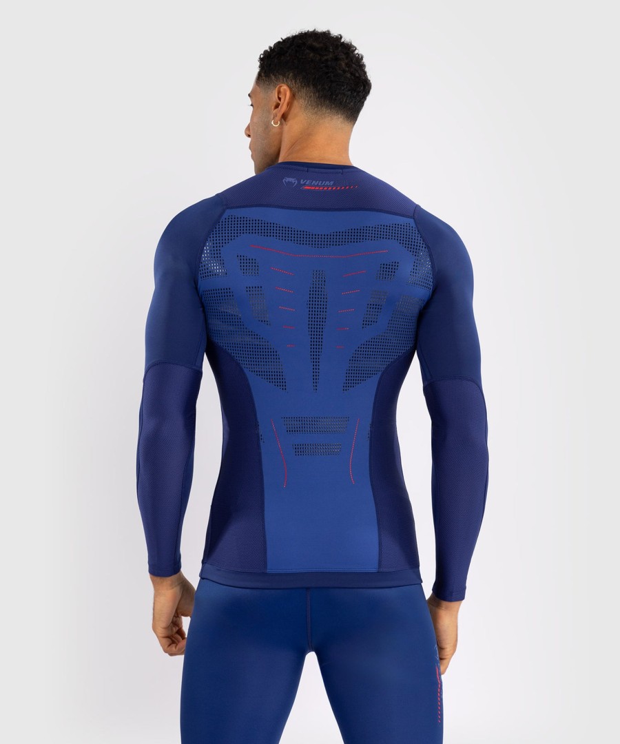 venum technical 3.0 langærmet rashguard - natblå