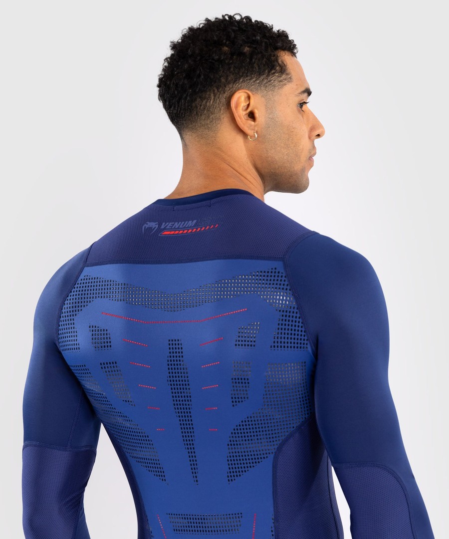 venum technical 3.0 langærmet rashguard - natblå