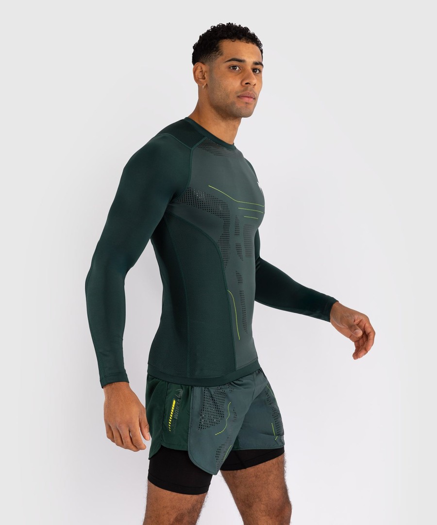 venum technical 3.0 langærmet rashguard - skovgrøn