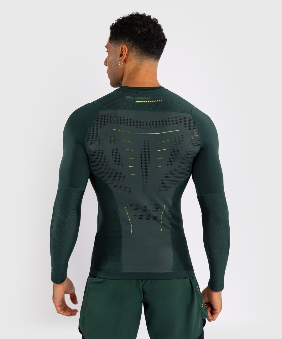 venum technical 3.0 langærmet rashguard - skovgrøn
