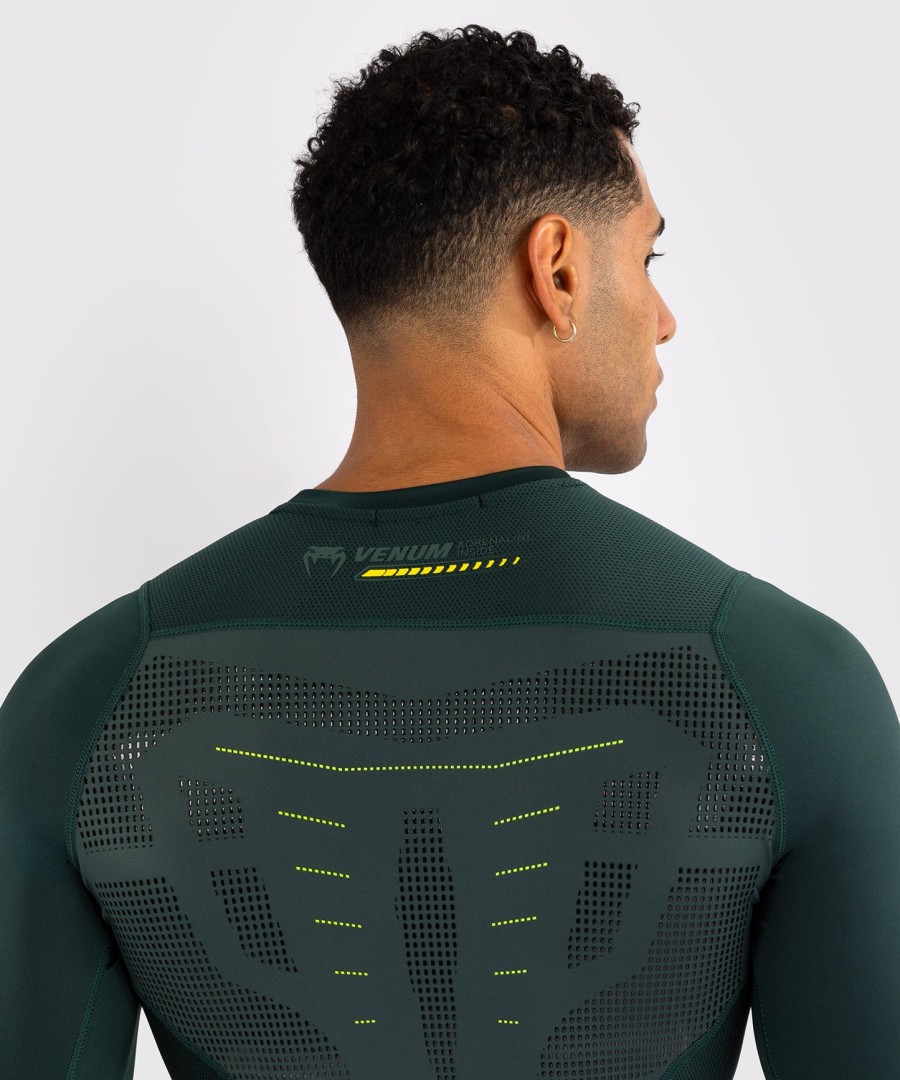 venum technical 3.0 langærmet rashguard - skovgrøn