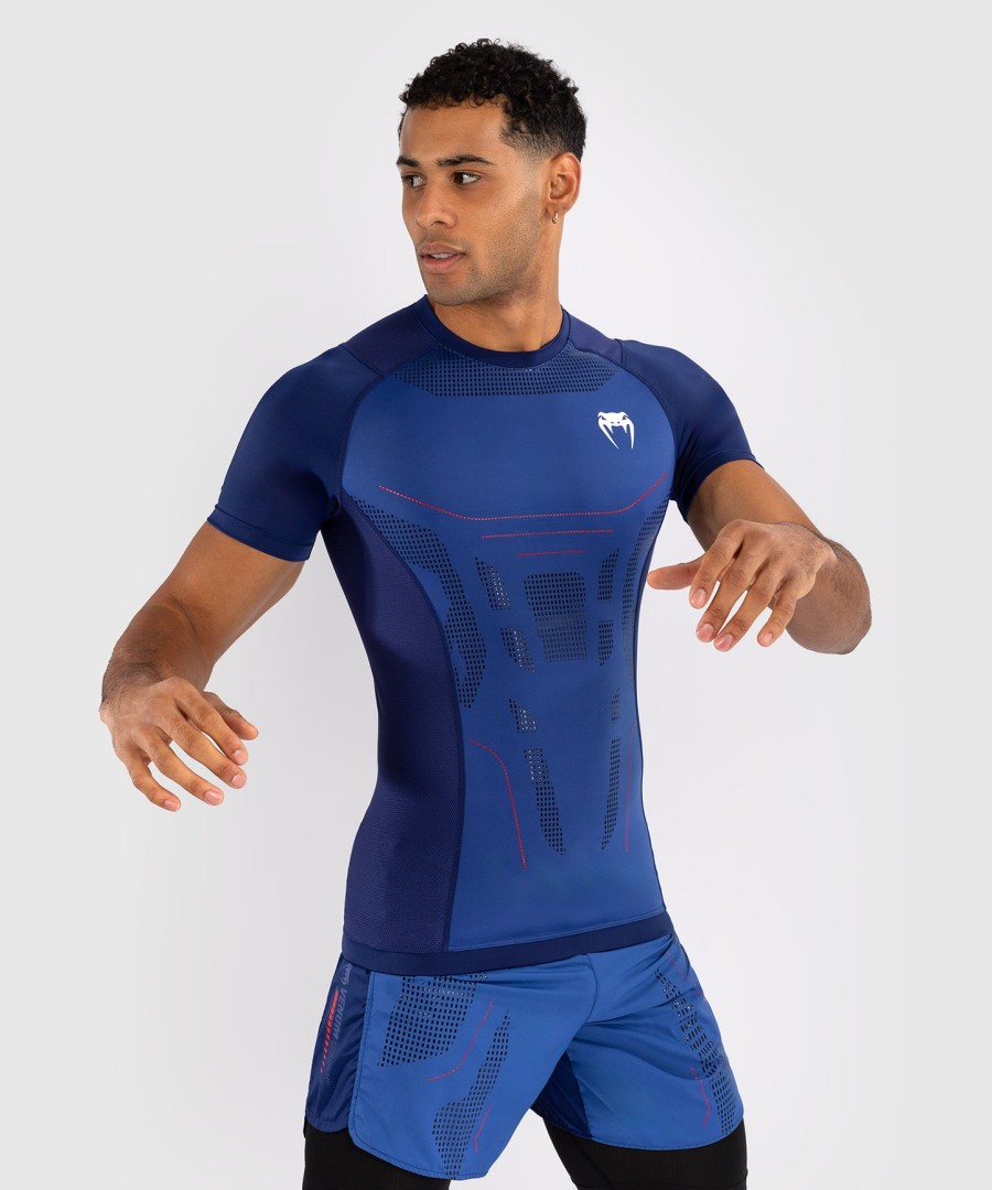 venum technical 3.0 kortærmet rashguard - natblå