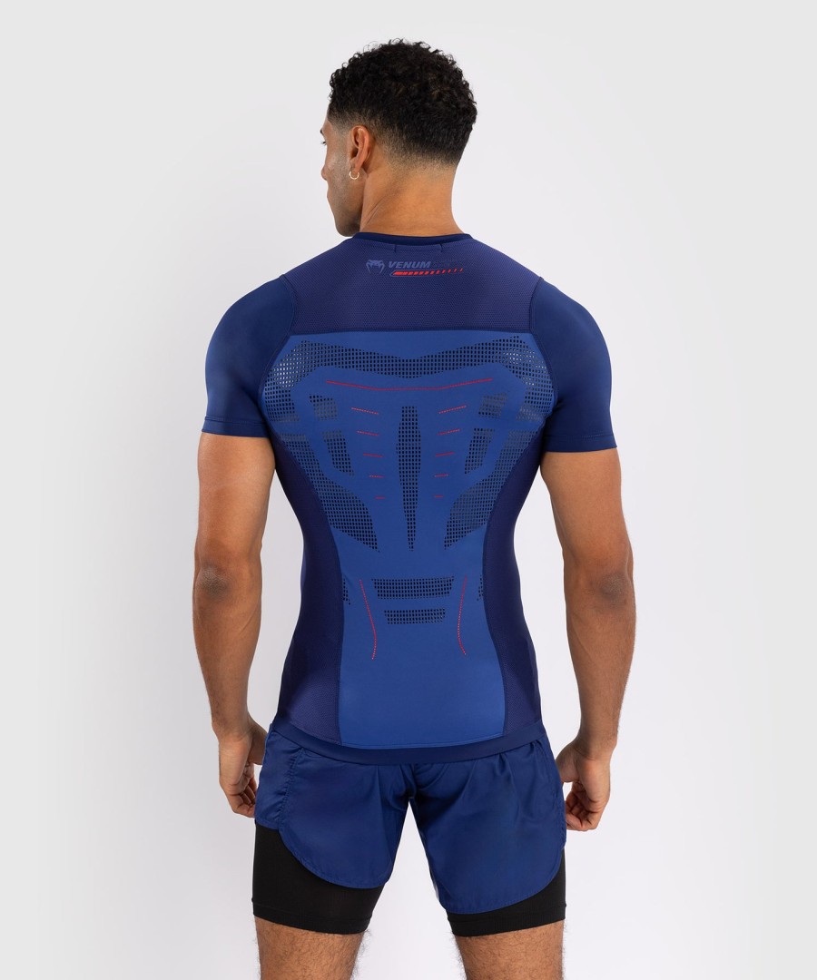 venum technical 3.0 kortærmet rashguard - natblå