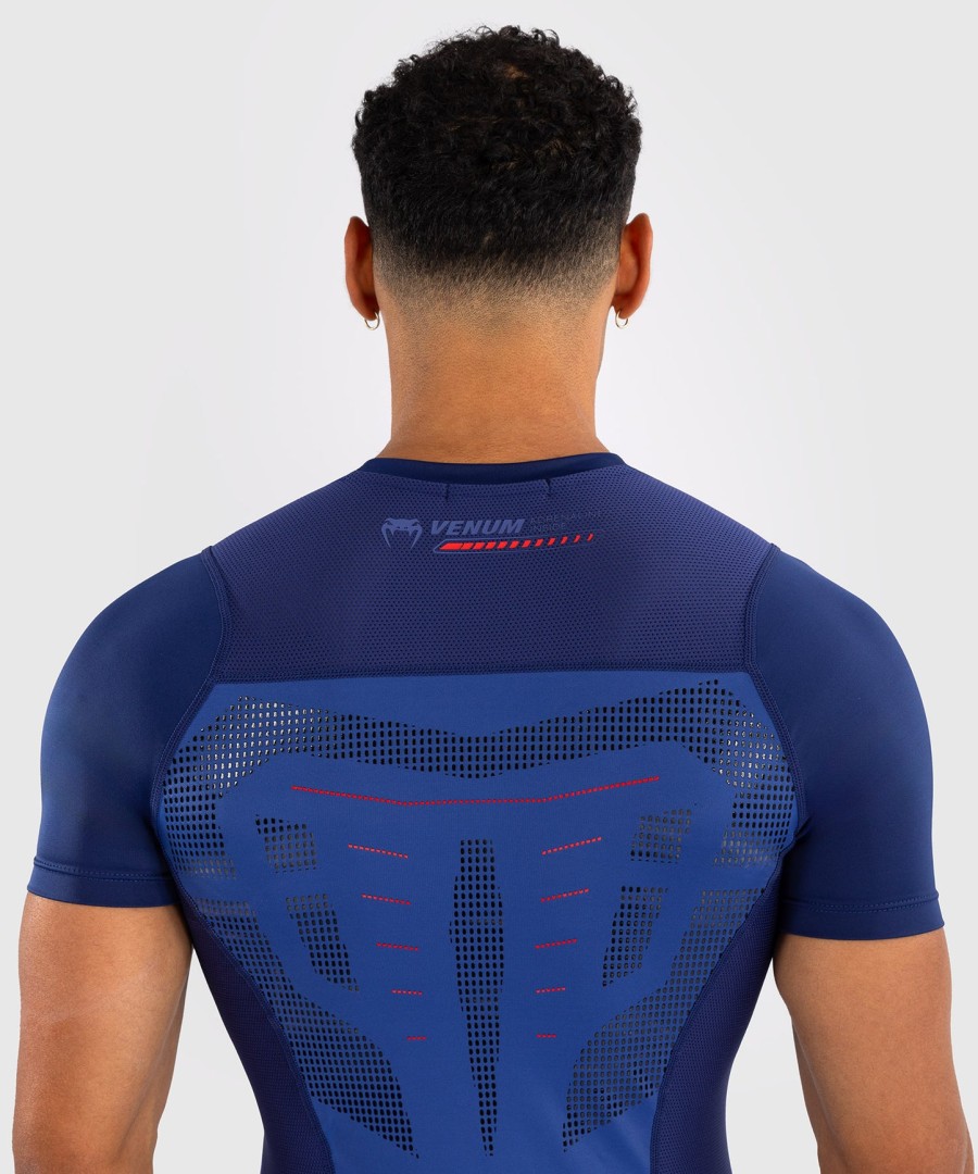 venum technical 3.0 kortærmet rashguard - natblå