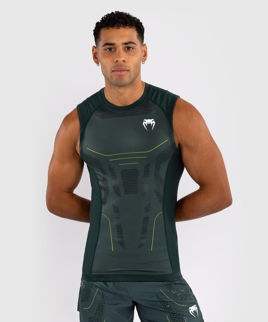 venum technical 3.0 Ærmeløs rashguard - skovgrøn