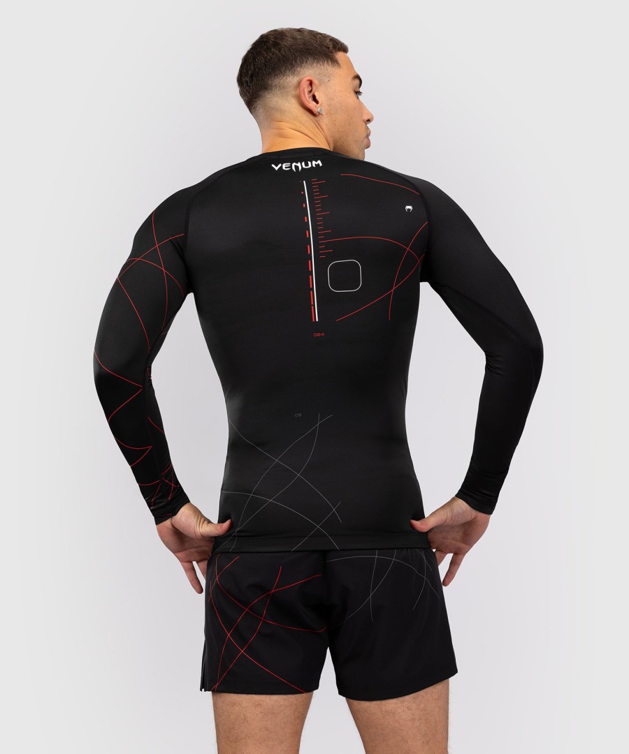 venum tactical xt herre langærmet rashguard - sortildrød