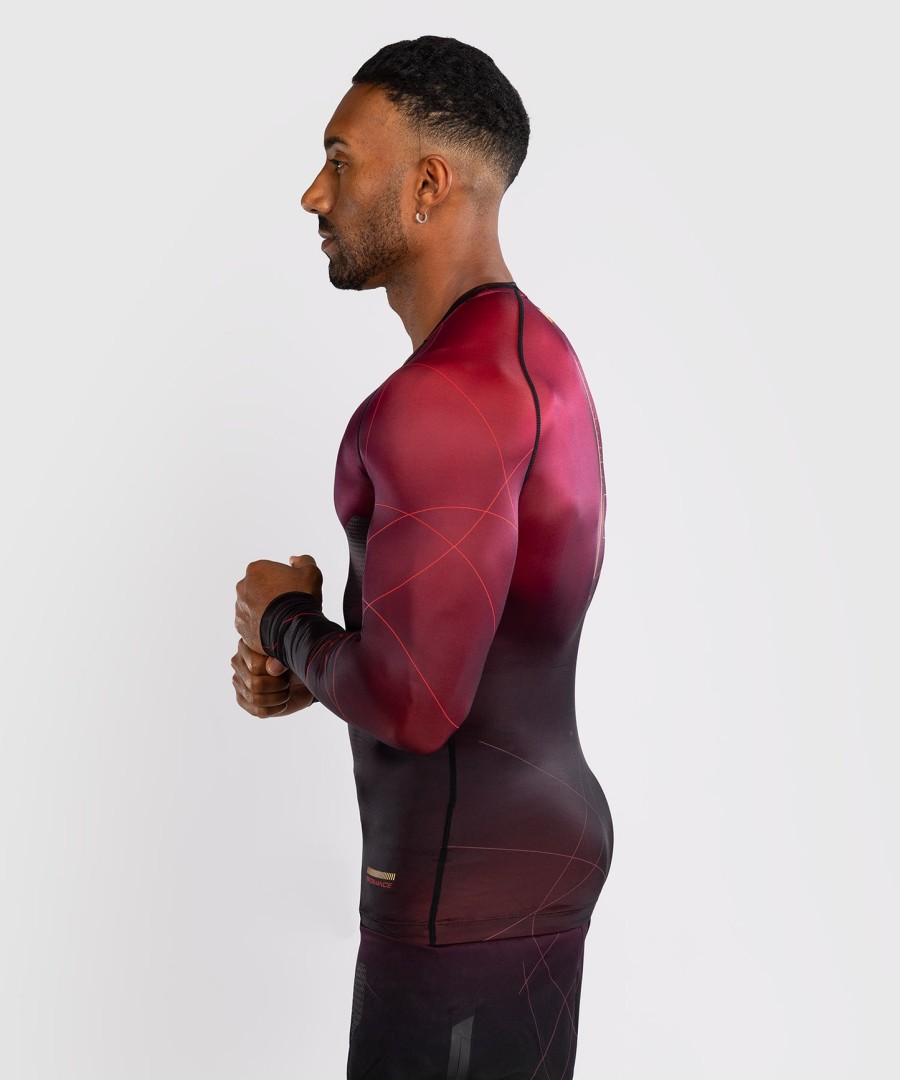 venum tactical xt herre langærmet rashguard - sortbordeauxrosaguld