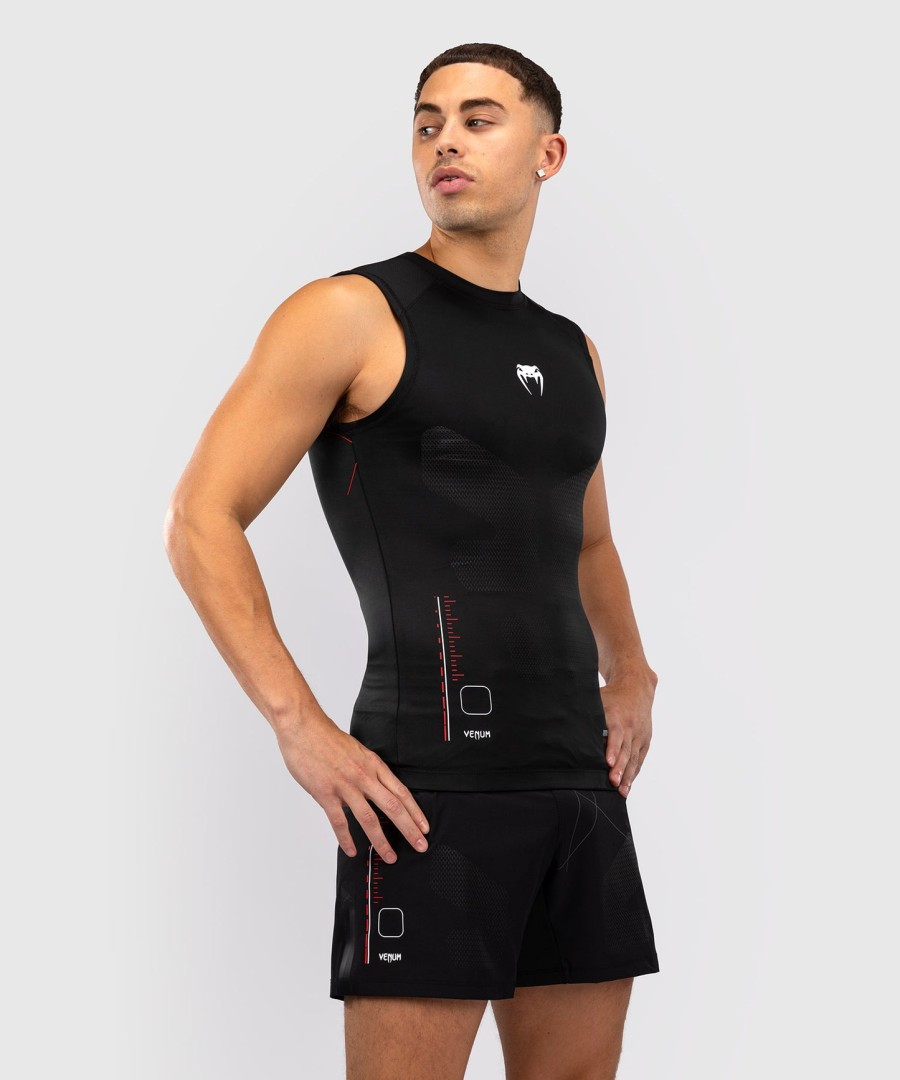 venum tactical xt Ærmeløs rashguard - sortildrød