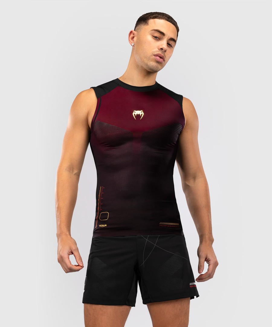 venum tactical xt Ærmeløs rashguard - sortbordeauxrosaguld