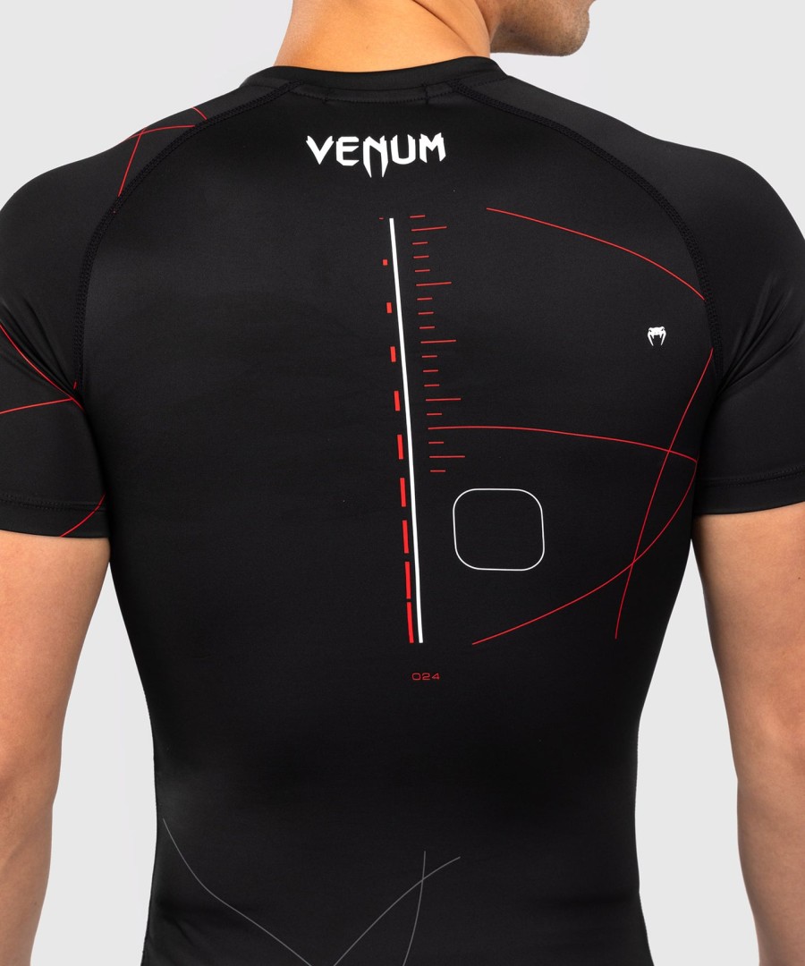 venum tactical xt kortærmet rashguard - sortildrød