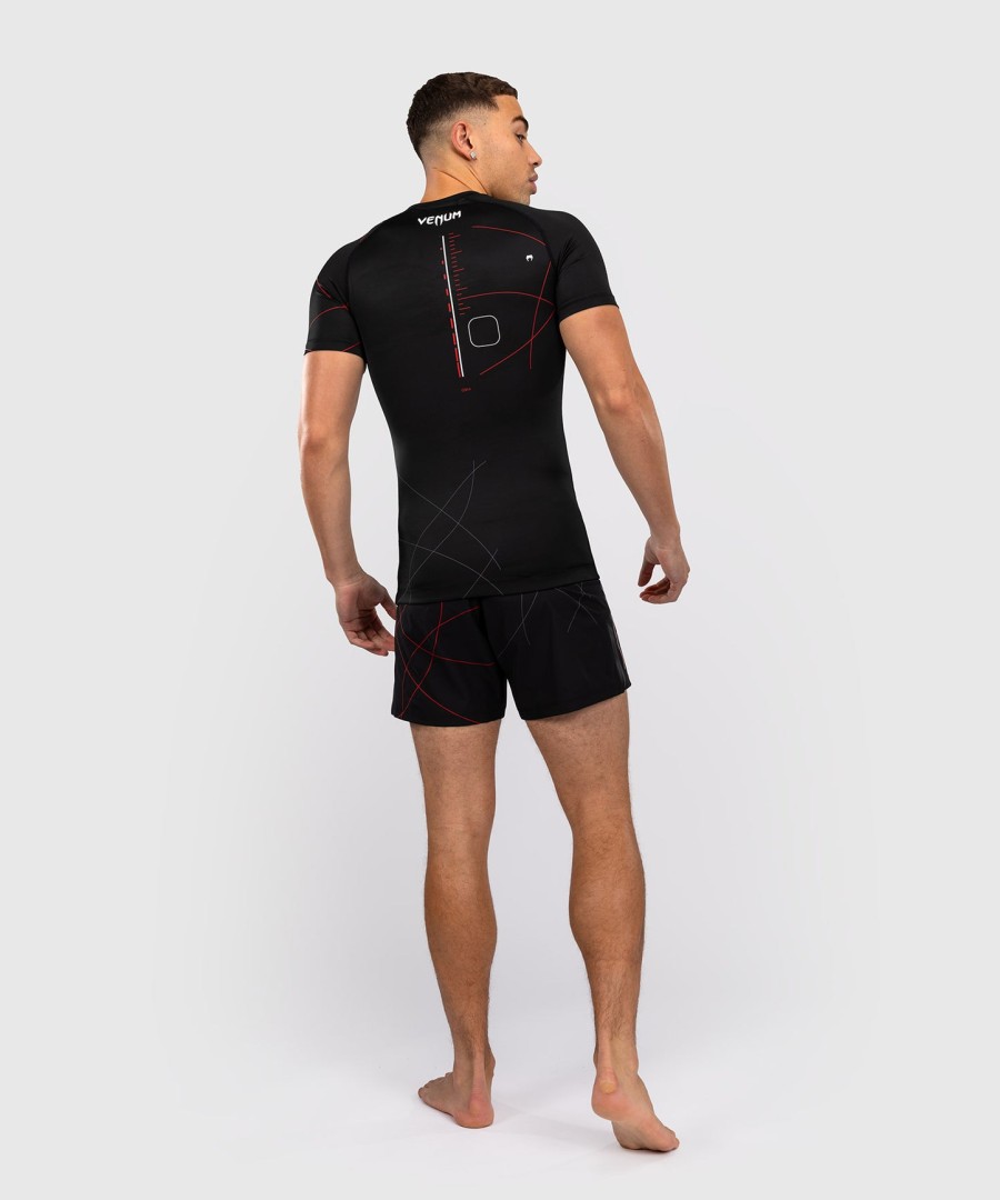 venum tactical xt kortærmet rashguard - sortildrød