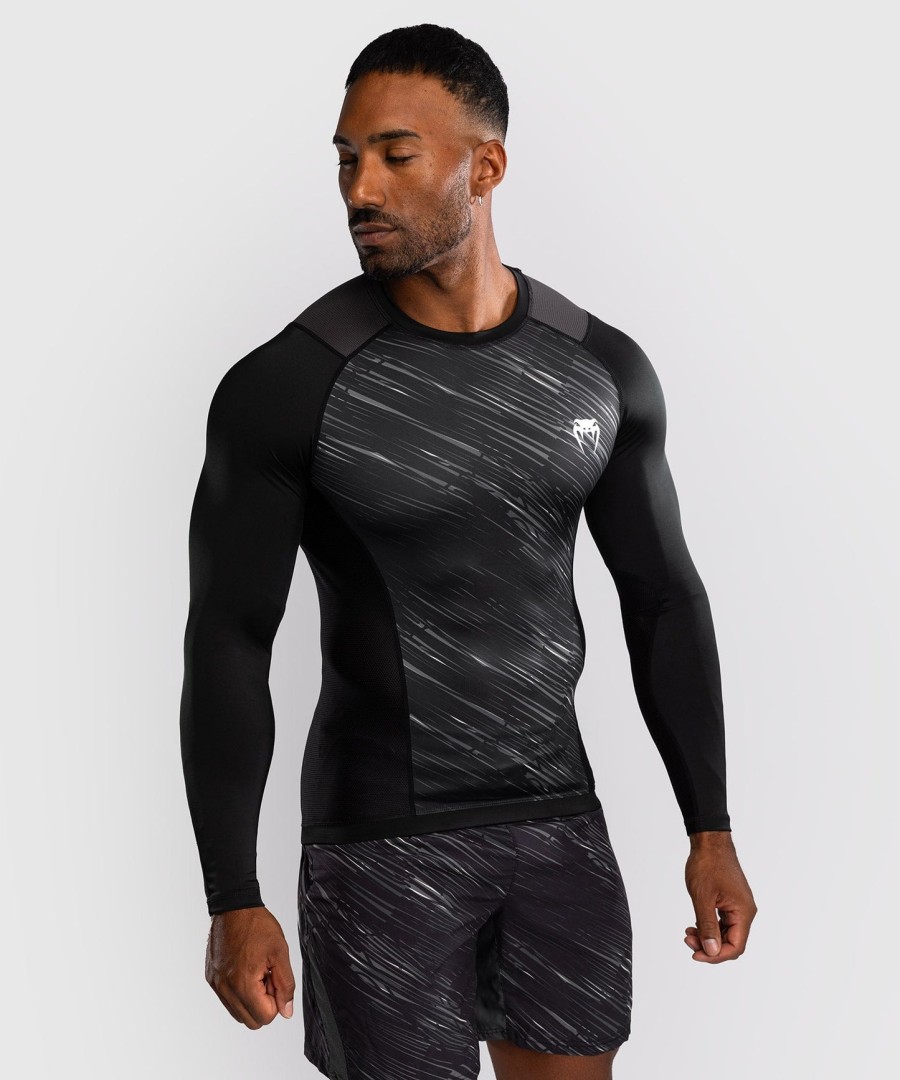 venum rapid langærmet rashguard - sortstormgrå