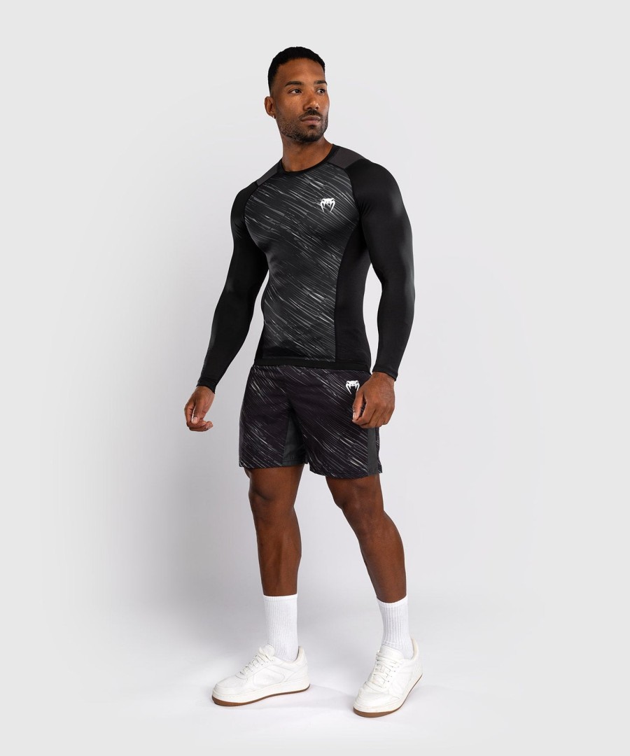venum rapid langærmet rashguard - sortstormgrå