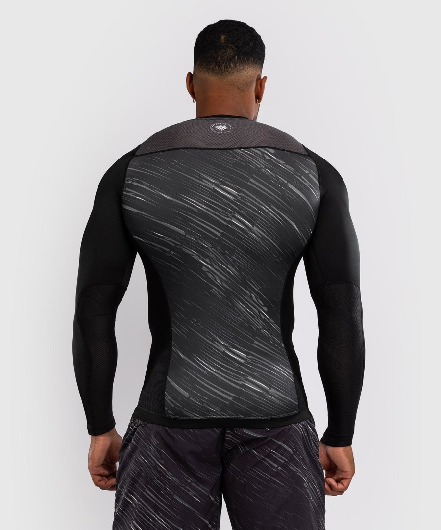 venum rapid langærmet rashguard - sortstormgrå