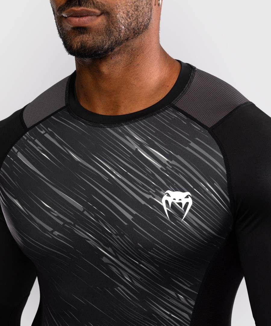 venum rapid langærmet rashguard - sortstormgrå
