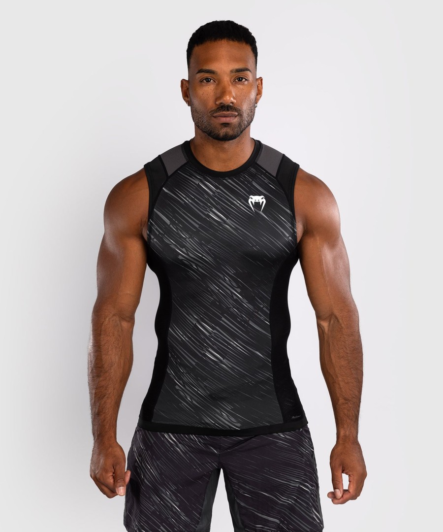 venum rapid Ærmeløs rashguard - sortstormgrå
