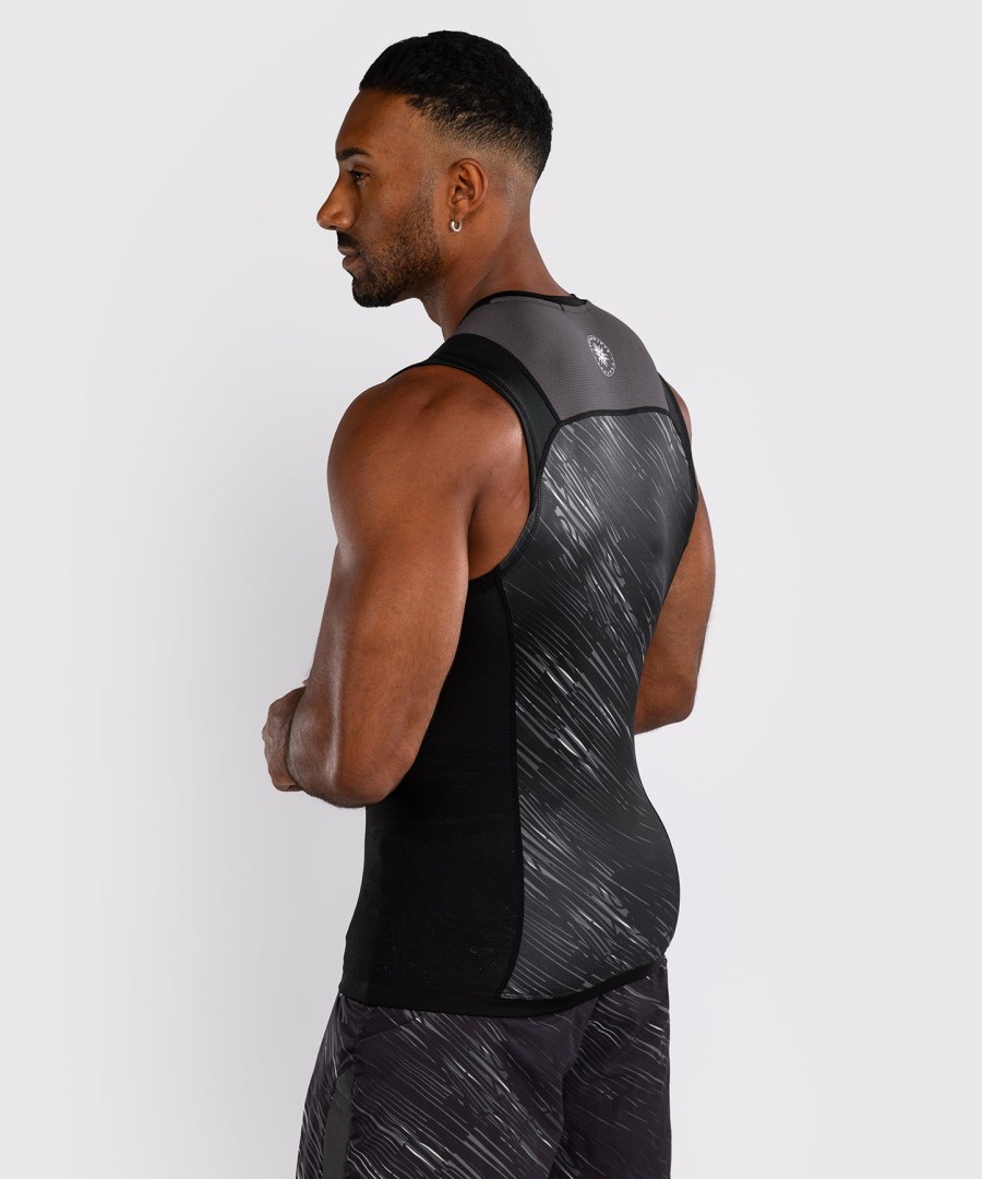 venum rapid Ærmeløs rashguard - sortstormgrå