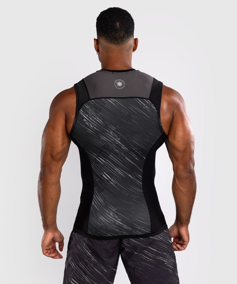 venum rapid Ærmeløs rashguard - sortstormgrå