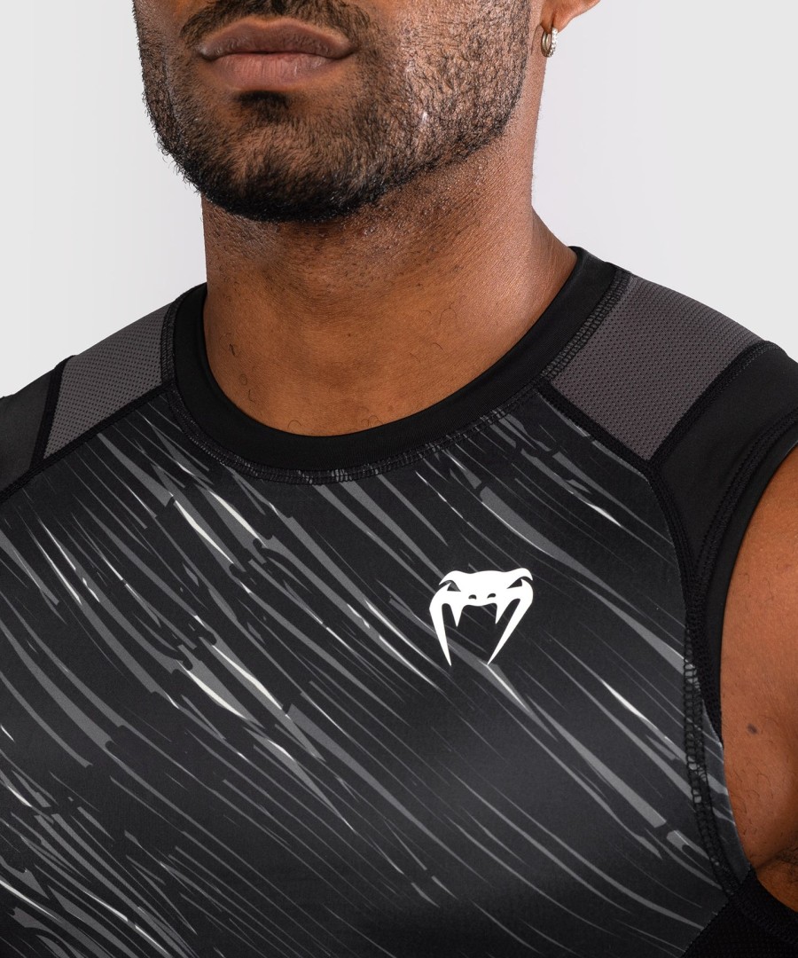 venum rapid Ærmeløs rashguard - sortstormgrå
