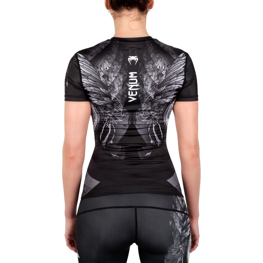 venum phoenix rashguard - kortærmet - sorthvid - til kvinder