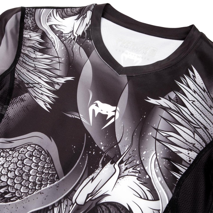 venum phoenix rashguard - kortærmet - sorthvid - til kvinder