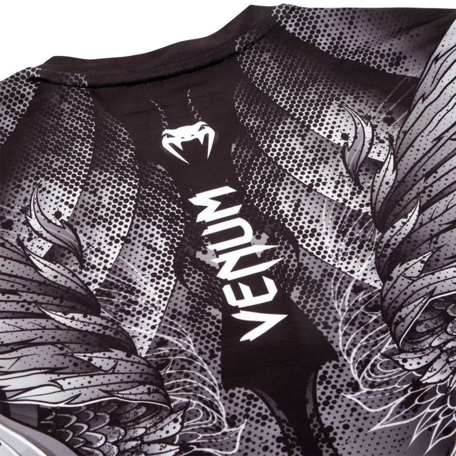 venum phoenix rashguard - kortærmet - sorthvid - til kvinder