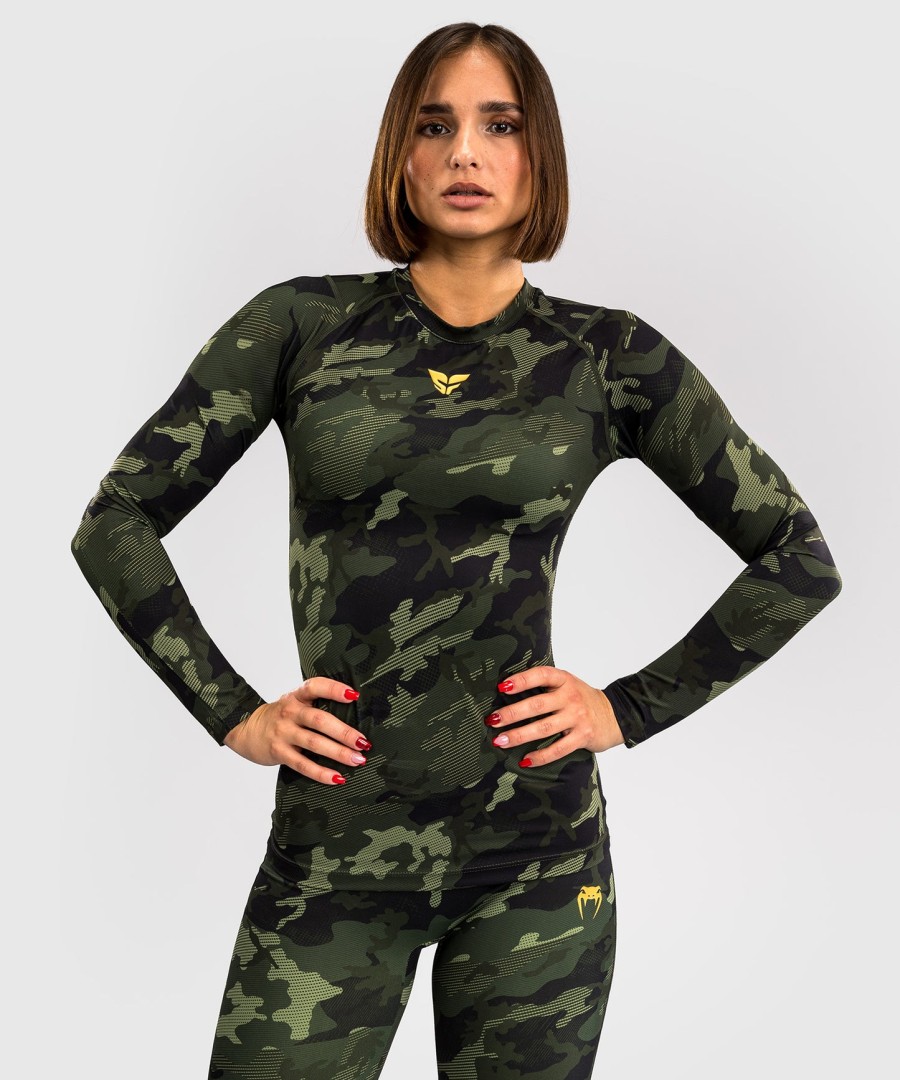 venum x sophia rose dame langærmet rashguard - forest camo