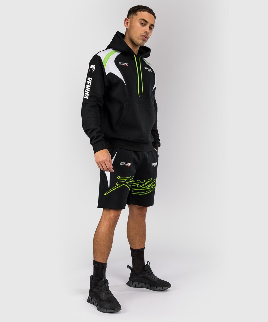 venum x bud racing herre bomuldsshorts - sorthvidlimegrøn