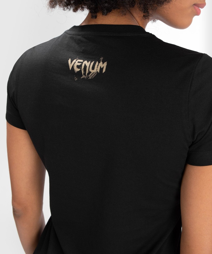 t-shirt santa muerte dark side venum kvinde - sortbrun