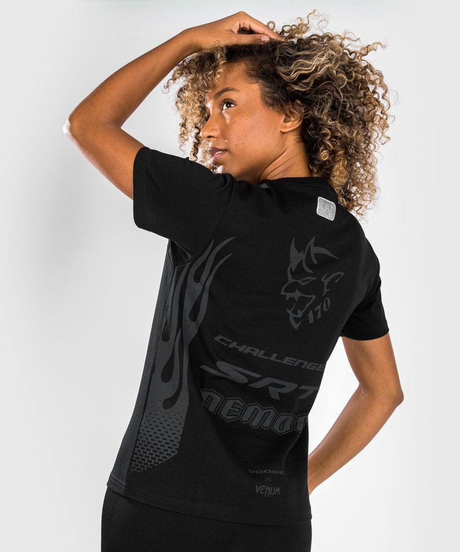 venum x dodge demon 170 dame t-shirt - sort