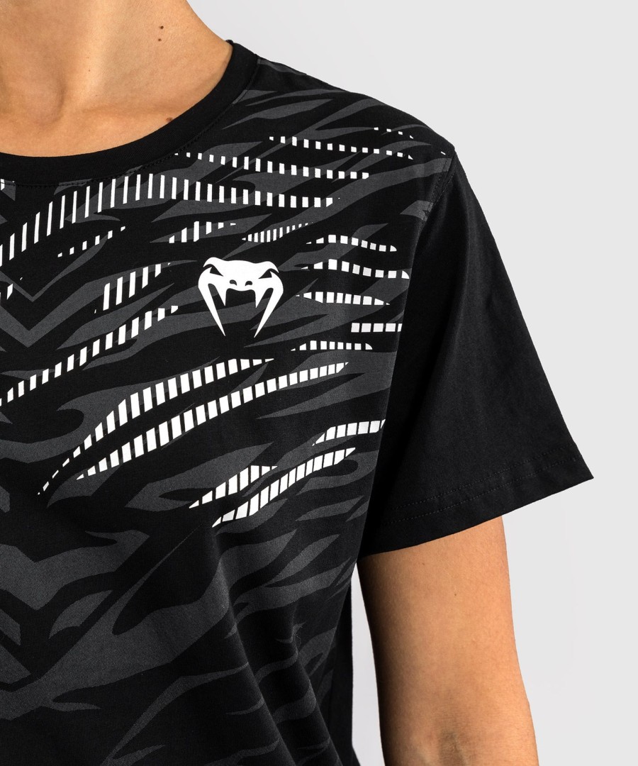 ufc fusion af venum replica dame kortærmet t-shirt - sort